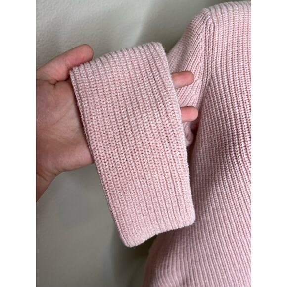 GAP V-Neck Knit Sweater Rose Quartz Size Small - Picture 7 of 15